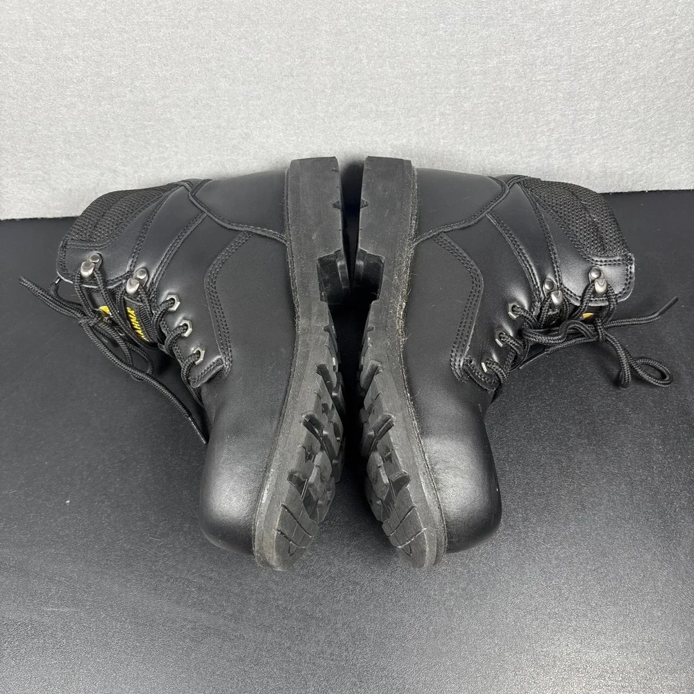Brahma Gus Men's Steel Toe Work Boots Size 7 W Wide Black Safety Shoes 6
